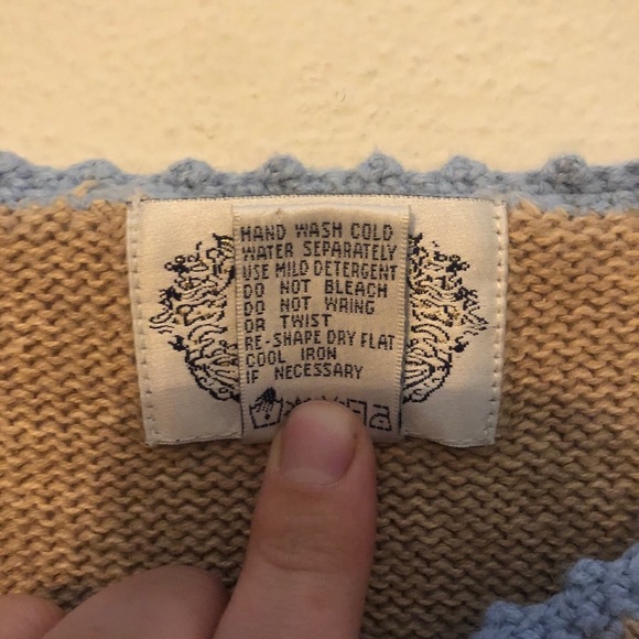 Stitches in Time|‎ Vintage Cardigan w/ Market Scene 3D Knit Art to Wear - Picture 8 of 8